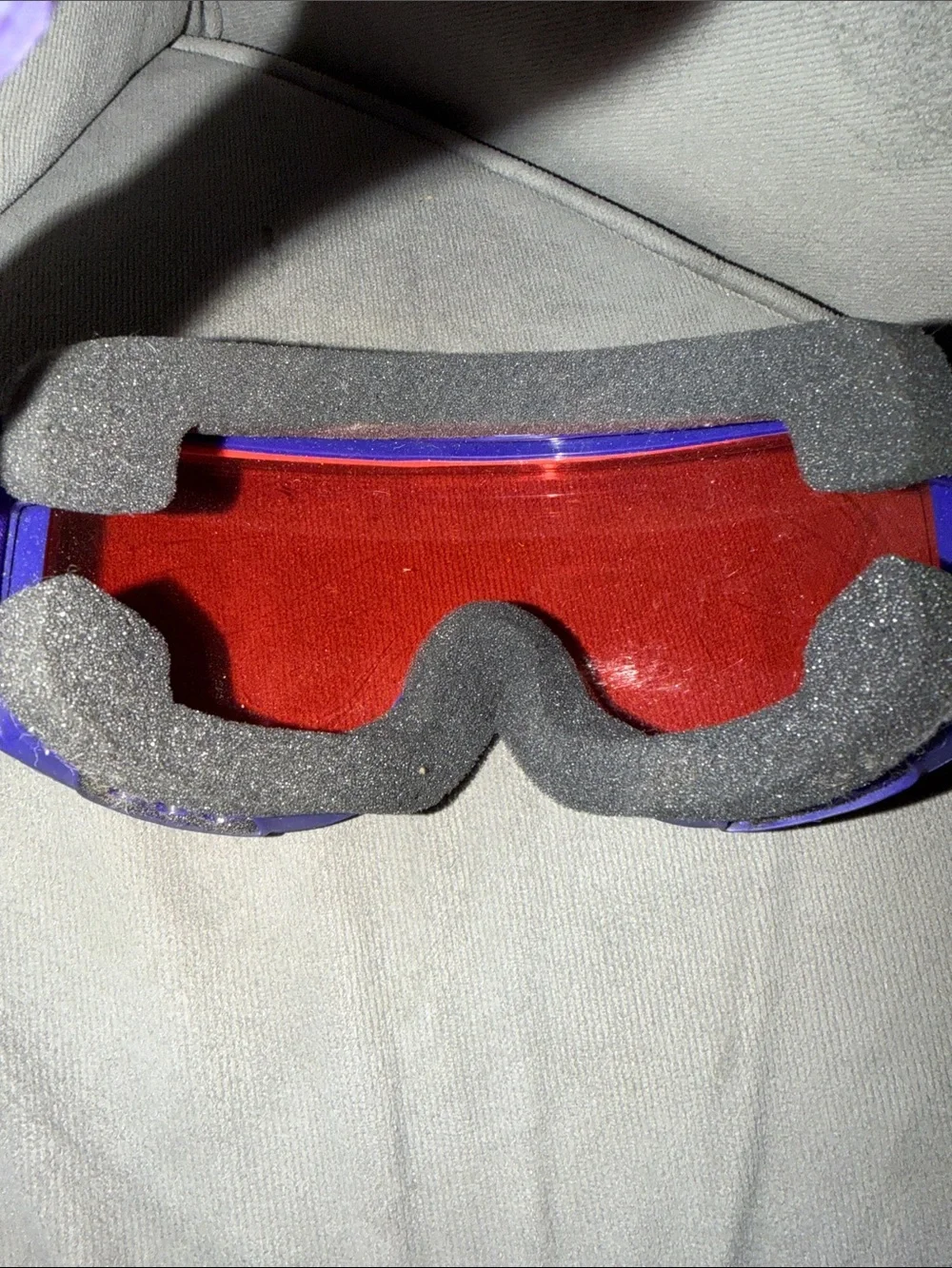 bollé Purple Ski Goggles with Orange-Red Lens